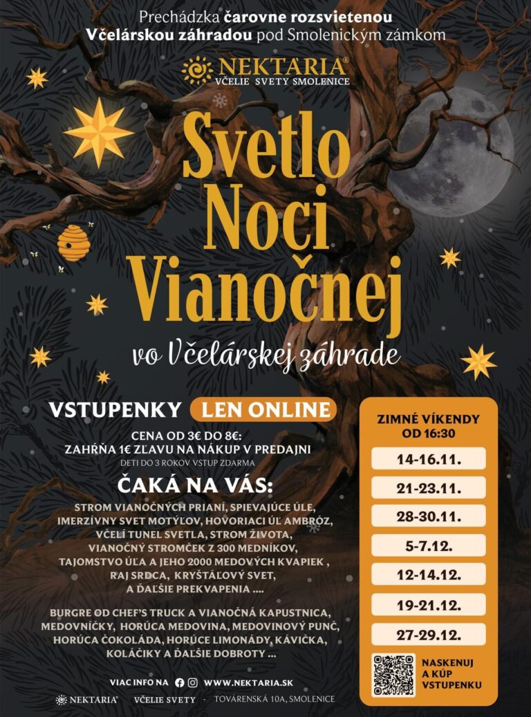 Svetlo Noci Vianočnej 2025 - plagát